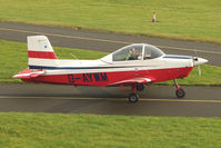 G-AYWM @ EGBG - Glos Airtourer at Leicester on the All Hallows Day Fly-in - by Terry Fletcher