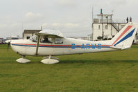 G-ARWS @ EGBG - Cessna 175C from Derby at Leicester on the All Hallows Day Fly-in - by Terry Fletcher