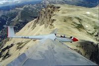 G-BXJS - Photo taken near Pic du Beure in the French Alps. - by Richard Hall and Eric Atherton