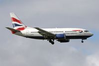 G-GFFA @ EGNT - Boeing 737-59D at Newcastle, UK. - by Malcolm Clarke