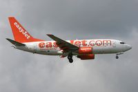 G-EZJJ @ EGNT - Boeing 737-73V on finals to rwy 07 at Newcastle. - by Malcolm Clarke