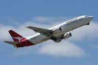 VH-TJE @ YPAD - Boeing 737-476 on take-off at Adelaide Int. - by Malcolm Clarke