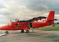 VP-FBB @ FAB - The British Antarctic Survey's Twin Otter was displayed at the 1986 Farnborough Airshow. - by Peter Nicholson