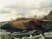 ZD714 @ FAB - This Tornado GR.1 bore a Royal Saudi Air Force colour scheme at the 1986 Farnborough Airshow. - by Peter Nicholson