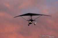 N824R @ 7B9 - On final to Ellington, CT at sunset - by Dave G