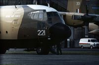 XV221 @ BLK - Hercules C.1 of the Lyneham Transport Wing seen at Blackpool in May 1972. - by Peter Nicholson