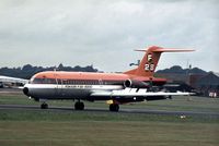 PH-JHG @ FAB - The prototype F28-6000 was demonstrated at the 1974 Farnborough Airshow. - by Peter Nicholson