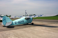 G-AEVS @ EGBR - Aeronca 100 at Breighton Airfield. - by Malcolm Clarke