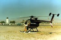 N90DK @ VGT - N90DK - Dekalb County Police MD500E at North Las Vegas Airport - 1986 - by F.D. Hand III