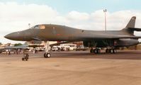 86-0119 @ MHZ - B-1B Lancer, callsign Norse 20, named Spud of 319th Bombardment Wing on display at the 1989 Mildenhall Air Fete. - by Peter Nicholson