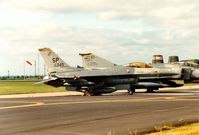 86-0245 @ MHZ - F-16C Falcon of 81st Tactical Fighter Squadron/52nd Tactical Fighter Wing on display at the 1989 Mildenhall Air Fete. - by Peter Nicholson