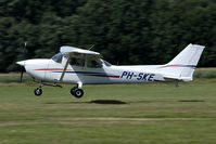 PH-SKE @ EBDT - landing at Diest for the Old-timer fly-in. - by Joop de Groot