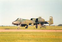 80-0157 @ EGUY - A-10A Thunderbolt of 511th Tactical Fighter Squadron/10th Tactical Fighter Wing on detachment to RAF Wyton in May 1989. - by Peter Nicholson