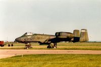 80-0237 @ EGUY - A-10A Thunderbolt of 511th Tactical Fighter Squadron/10th Tactical Fighter Wing on detachment to RAF Wyton in May 1989. - by Peter Nicholson
