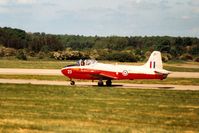 XM464 @ EGXU - Jet Provost T.3A of 1 Flying Training School at Linton-on-Ouse in May 1989. - by Peter Nicholson