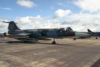 MM6826 @ EGXE - Aeritalia F-104S ASA Starfighter at RAF Leeming's Air Fair in 1993.  - by Malcolm Clarke