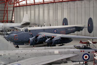 XF708 @ EGSU - Avro Shackleton MR3/3 at The Imperial War Museum, Duxford in 1986. - by Malcolm Clarke