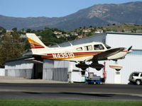 N4351D @ SZP - 1984 Piper PA-28-236 DAKOTA, Lycoming O-540-J3A5D 235 hp, flaps landing Rwy 04 - by Doug Robertson