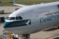 B-LAI @ BNE - Cathay Pacific Airbus - Nose detail - by rkc62