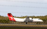 VH-SBJ @ BNE - One Wheel touchdown at Brisbane