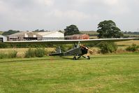 G-AYAN @ FISHBURN - Cadet lll Motor Glider (Slingsby T-31 conversion) at Fishburn Airfield, UK in 2008. - by Malcolm Clarke