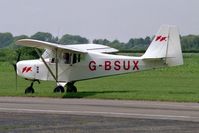 G-BSUX @ EGBR - Carlson Sparrow II at Breighton Airfield, UK in 2003. - by Malcolm Clarke