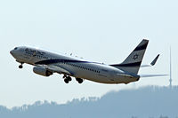 4X-EKF @ LSZH - Boeing 737-8HX [29638] (El Al Israel Airlines) Zurich~HB 07/04/2009. Seen departing. - by Ray Barber