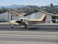 N4306T @ SZP - 1971 Piper PA-28R-200 ARROW 200, Lycoming IO-360-C1C 200 Hp, landing roll Rwy 22 - by Doug Robertson