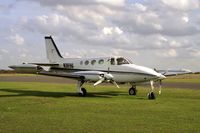 N3919G @ EGTC - Cessna 340A at Cranfield Airport, UK. - by Malcolm Clarke