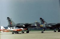 XX766 @ EGXE - Jaguar GR.1 of 226 Operational Conversion Unit based at Lossiemouth on display at the 1978 Leeming Open Day. - by Peter Nicholson