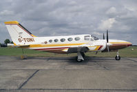 G-TONI @ EGTC - Cessna 421C Golden Eagle at Cranfield Airport, UK. - by Malcolm Clarke