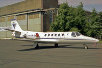 G-VKRS @ EGTC - Cessna S550 Citation S/II at Cranfield Airport, UK in 1988. - by Malcolm Clarke