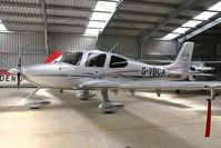 G-VBCA @ EGNG - Cirrus SR-22 at Bagby Airfield, UK. - by Malcolm Clarke