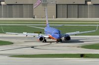 N420WN @ KSAT - taxying to its stand - by FBE