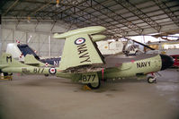 WZ931 @ P ADELAIDE - De Havilland Sea Venom FAW4 (DH-112).  Ex No. 724 Sqn flown from HMAS Melbourne. Preserved in the South Australian Aviation Museum and seen in 2008. - by Malcolm Clarke