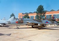 XL614 @ MHZ - Hunter T.7 of 237 Operational Conversion Unit in the static park of the 1988 Mildenhall Air Fete. - by Peter Nicholson