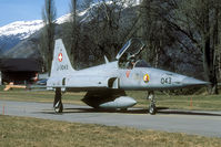 J-3043 @ LSMJ - The last Wiederholungskurs at Turtmann showed quite a lot F-5's wearing the ground personnel FPlAbt 3 badge.