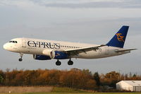 5B-DBD @ EGCC - Cyprus Airways - by Chris Hall