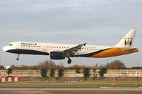 G-OZBL @ EGCC - Monarch Airlines - by Chris Hall
