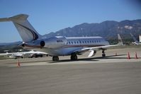N421AL @ KSBA - Global Express at Atlanic in Santa Barbara, CA