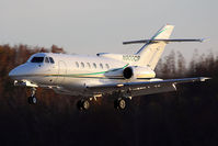 N900CP @ ORF - Allied Services, Inc. 1979 Hawker-Siddeley (British Aerospace) HS 125-700A N900CP from Akron-Canton Regional Airport (KCAK) on short final to RWY 5 late in the day.