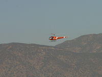 N890JR @ POC - On final to northside practice area - by Helicopterfriend