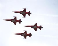 UNKNOWN @ EDDH - Patrouille Swiss at Hamburg sky - by Holger Zengler