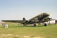 43-15509 @ EGSU - Douglas C-47A Skytrain (DC-3A).  At the Imperial War Museum, Duxford in 1990, ex G-BHUB, now de-registered. - by Malcolm Clarke