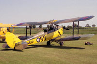 G-ARAZ @ EGTH - De Havilland DH-82A Tiger Moth II at Old Warden Airfield, UK. - by Malcolm Clarke