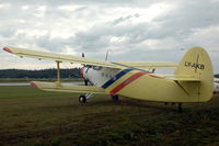 LY-AKB @ ESKD - Polish-built An-2R at Dala-Järna airfield, Sweden - by Henk van Capelle