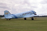 G-AMSN @ EGSX - Douglas Dakota 4 at North Weald Airport, UK. - by Malcolm Clarke