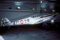 C4K-156 @ LFPB - Spanish built Me-109 with Rolls Royce Merlin engine. Preserved in le Musée de l'Aire. - by Joop de Groot