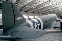 43-15509 @ EGSU - Douglas C-47A Skytrain (DC-3A) in 1986. Preserved at the Imperial War Museum, ex G-BHUB, now de-registered. - by Malcolm Clarke