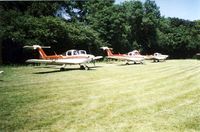 G-OPSF @ HIGH CROSS - PSF Flying Club line up in 1996 - by GeoffW